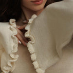 Nadorine Elegant Fungus-trimmed Backless Strappy Dress for Women Casual Summer Vacation 2026
