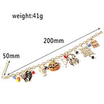 Halloween Pumpkin Skull Ghost Pattern Bracelet