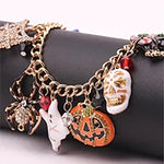 Halloween Pumpkin Skull Ghost Pattern Bracelet
