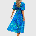 Paulina | Flattering Floral Midi Dress