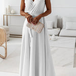 Tie Waist Wrap Maxi Dress