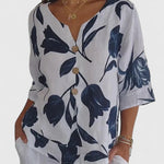 Nadia | Cozy V-Neck Top
