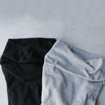 Urban Black&Gray High-Neck Long Sleeve Oversize T-Shirt