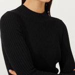 Pleated Knitted Mini Dress