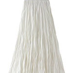 A-line mid-length winter skirt with sweater