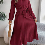 Lauren Ryan | Pleated Midi Dress For Women
