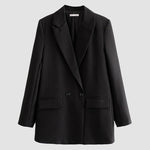 Two Buttons Loose Urban Casual Suit Women's Blazer Jacket