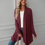 Nadorine Women's Cable Knit Oversized Dressy Cardigan Jackets Long Sleeve Cardigan Sweaters