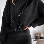 Hooded Sheath Mini Dress with Drawstring
