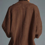 Casual top lapel long sleeve knitted jacket