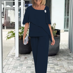 Caroline | Elegant Wide Sleeve and Trouser Set