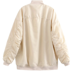 Oversized Bomber Loose Biker Jacket