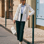 Lapel Collar Single Breasted Blazer Jacket Tops with Pockets