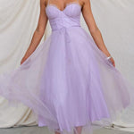 Modern-day Princess Chiffon Suspenders Party Maxi Dress