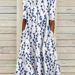 Caitriona | Coastal Bloom Maxi Dress-