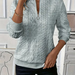 Olivia | Elegant Quarter-Zip Sweater