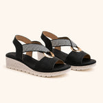 Amelia — Comfortable sandals with golden arch