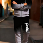 KZZ Stylish Ombre Activewear Set