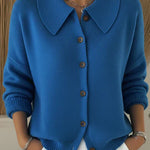 Flavia | Button Collar Cardigan