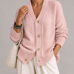 Lenna | Elegant button knit cardigan