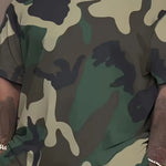 KZZ Men's Summer Casual Camouflage Set