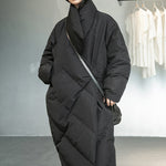 Thicken Solid Warm Irregularity Duck Down Coat