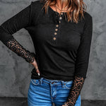 Solid Color Long Sleeve Knitted Base Top