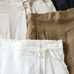 Loose Elasticity Solid Color Shorts Bottoms