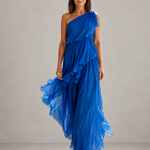 Scarlett | One-Shoulder Ruffle Maxi