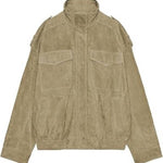 Workwear-style Stand-Collar Jacket