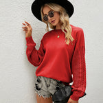 Long Sleeve Knit Pullover Sweater