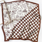 Urban Plaid Printed Square Scarf