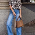 IVETTE LEOPARD BLOUSE