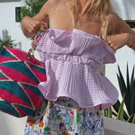 Graffiti Print Cotton Shorts Set