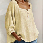 Annika | Stylish Relaxed Button Blouse