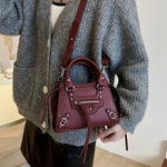 Rivet Crossbody Bag New Personalized Shoulder Bag Women's Handbag