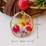 Pressed Flower Earrings - Garden Party