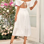 One Shoulder Solid Tapered Waist Elegant Long Dress