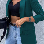 Autumn and winter single-piece long-sleeved spring and autumn blazer