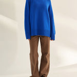 Turtleneck Sweater Casual Loose Knitted Pullover Tops