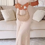Georgia Clarke | Crochet Knit Maxi Dress For Women