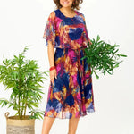 BROOKLYN | COMFORTABLE PLUS SIZE CHIFFON DRESS