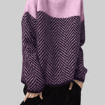 Casual Loose High-Neck Sweater Tops