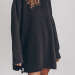 THE GREEN LONG KNITTED SWEATER