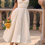 Suspender V-Neck Sleeveless Tutu Maxi Dress