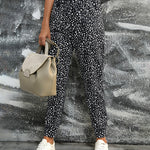 Nadorine Casual Drawstring Elastic Waist Jogging Jogger Pants with Pockets