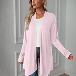 Nadorine Women's Cable Knit Oversized Dressy Cardigan Jackets Long Sleeve Cardigan Sweaters