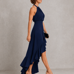 Chloe | Halter Ruffle Hem