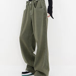 Plus Size Jeans High Waist Wide Leg Pants