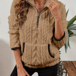 Nora ��� Plush Textured Zip Pullover
